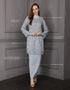BAJU KURUNG PAHANG MODEN ELINA (POWDER BLUE)